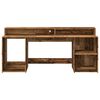 vidaXL Desk Old Wood Engineered wood Large Desk Rectangular Modern