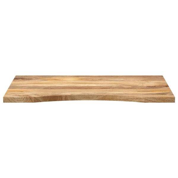 vidaXL Desk Top Natural wood color Solid rough mango wood