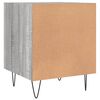 vidaXL Bedside Cabinet Set of 2 Grey Sonoma Engineered wood, metal