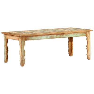 vidaXL Coffee Table 43.3"x19.7"x15.7" Solid Reclaimed Wood