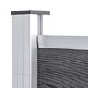 vidaXL Garden Fence WPC 411.4"x73.2" Gray