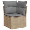 vidaXL Patio Sofa Set Beige