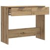 vidaXL Console Table Artisan oak Engineered wood Standard Console Table
