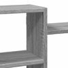 vidaXL Wall Shelf Grey Sonoma 50.8x7.1x16.5" Engineered Wood