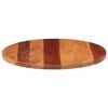 vidaXL Table Top Solid Wood Acacia Round 0.98 - 1.06 " 23.6 "