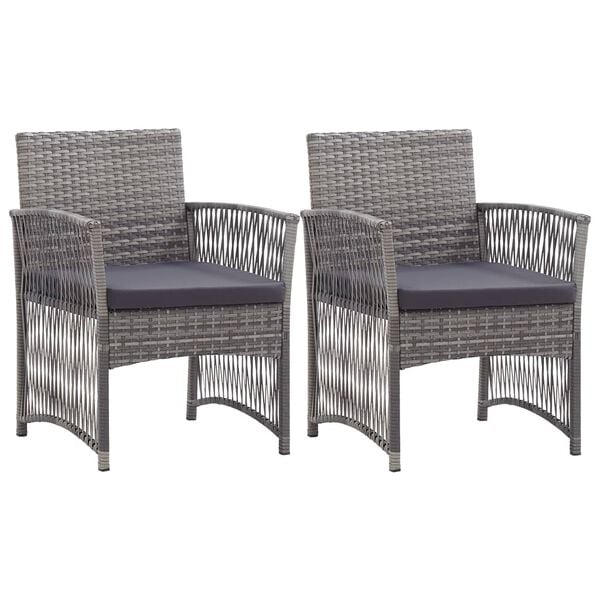 vidaXL Garden Chair Anthracite and Dark Grey