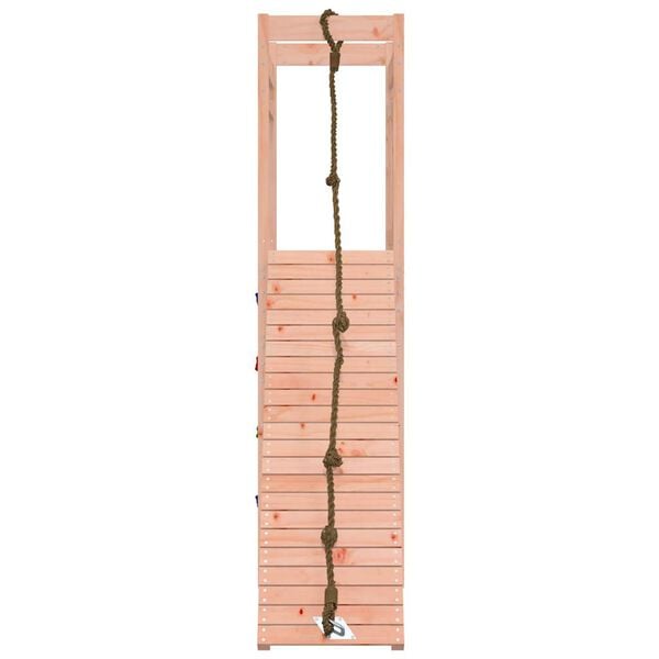 vidaXL Outdoor Playset Light Brown Solid Douglas Wood Large Tough