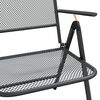 vidaXL Garden Dining Set Anthracite Metal mesh with e-coating finish Large