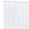 vidaXL Door Curtain Transparent 7.87"x0.06" 164' PVC