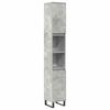 vidaXL Bathroom Furniture Set Concrete Grey Engineered Wood, Iron