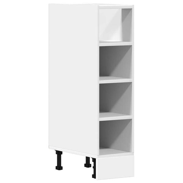 vidaXL Bottom Cabinet White Engineered wood 7.9x17.5x32.1 in