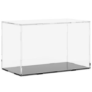 vidaXL Display Box Transparent 12.2x6.7x7.5" Acrylic