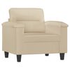 vidaXL Sofa Set Cream
