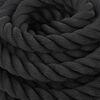 vidaXL Battle Rope Black 39.4 ' 19.8 lb Polyester