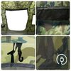vidaXL Family Tent Tunnel 6-Person Camouflage Waterproof
