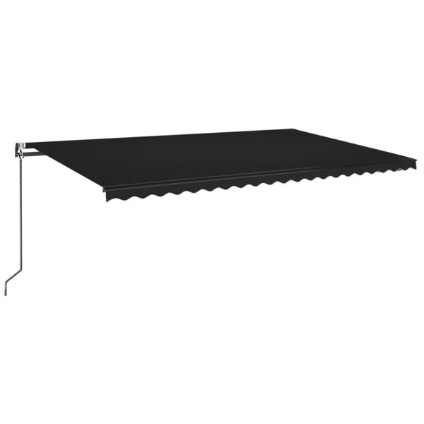 vidaXL Retractable Awning Anthracite