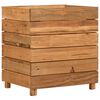 vidaXL Raised Bed Varies with each piece Recycled teak wood, steel