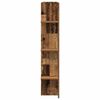 vidaXL TV Cabinet Old wood 59.84 x 8.66 x 44.49 in Engineered wood