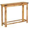 vidaXL Console Table Natural Solid Mango Wood 39.4 x 11.8 x 29.5 in