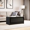 vidaXL Coffee Table Black Engineered wood Medium Coffee Table