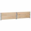 vidaXL Garden Planter Natural Wood Solid Pine Wood Large Foldable