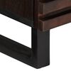 vidaXL TV Cabinet Brown Solid mango wood, steel Medium TV Cabinet