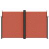 vidaXL Retractable Side Awning Terracotta 78.7"x472.4"