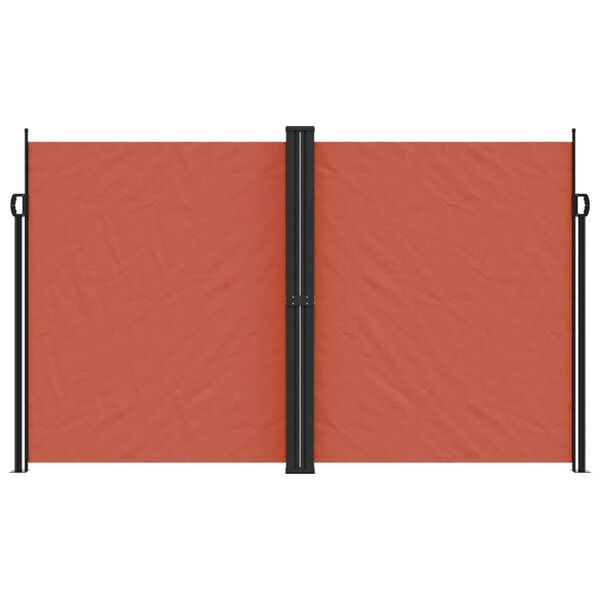 vidaXL Retractable Side Awning Terracotta 78.7"x472.4"