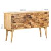 vidaXL Sideboard 47.2"x11.8"x27.6" Solid Mango Wood