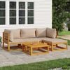 vidaXL Garden Lounge Set Taupe