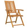 vidaXL Garden Chair 4 pcs Brown 57 x 72 x 109 cm Solid Acacia Wood