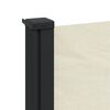 vidaXL Retractable Side Awning Cream