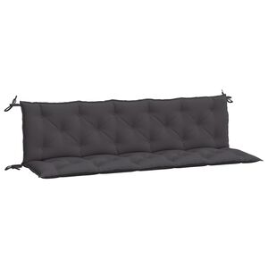 vidaXL Garden Bench Cushion Set of 2 Anthracite