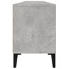 vidaXL TV Cabinet Concrete Grey Engineered Wood, Metal