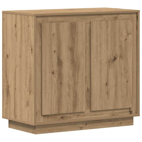 vidaXL Sideboard Artisan Oak 31.50 x 15.75 x 29.53 in Engineered Wood