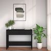 vidaXL Console Table Black Engineered wood Medium Console Table