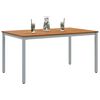 vidaXL Outdoor Tables Natural and grey 59.1" x 35.4" x 29.5