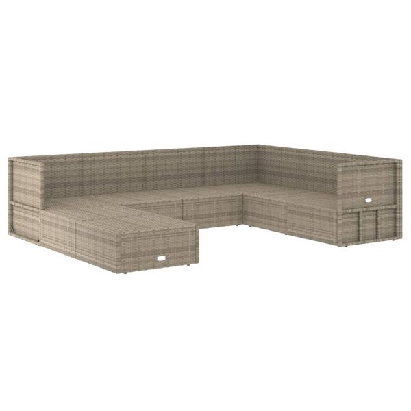 vidaXL Garden Lounge Set Grey