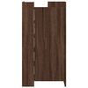 vidaXL Shoe Cabinet Brown Oak Engineered Wood 20.5 x 14.8 x 39.4 in
