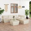 vidaXL Garden Lounge Set Natural Wood Treated spruce wood