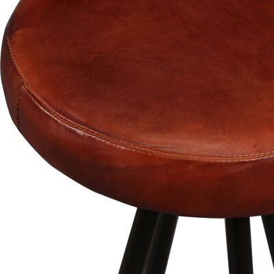 vidaXL Bar Set 5 Pieces Solid Acacia Wood and Genuine Leather