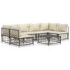 vidaXL Garden Lounge Set Anthracite