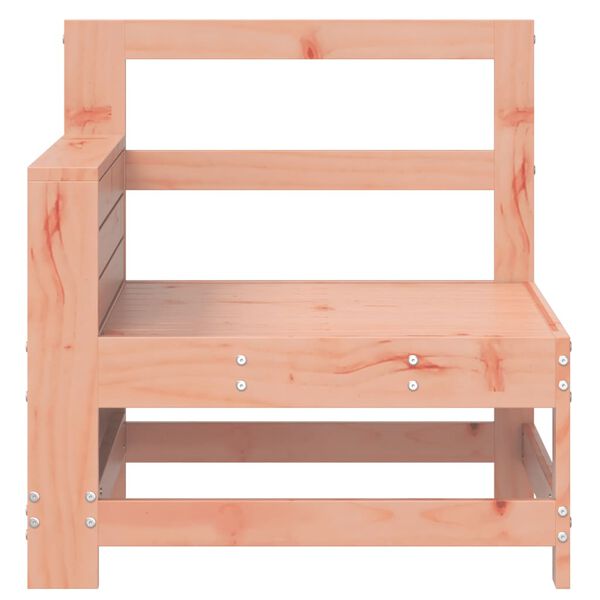 vidaXL Garden Sofa Solid Douglas wood 27.2x24.4x27.8 in Modular