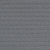 vidaXL Storage Basket Gray and White 100% Cotton 11 x 11 in Collapsible