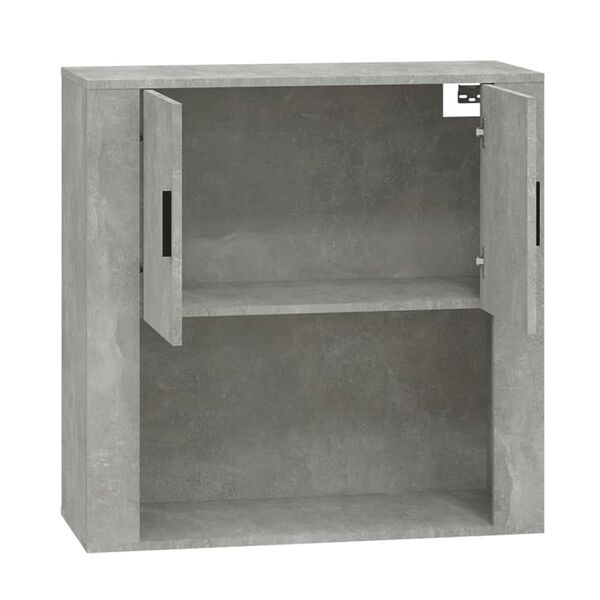 vidaXL Wall Cabinet Concrete grey Engineered wood