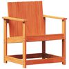vidaXL Garden Chair Wax Brown Solid Pine Wood Medium Durable