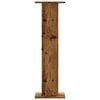 vidaXL Speaker Stands 2 pcs Old Wood 11.8x11.8x37.4" Engineered Wood