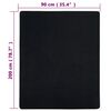 vidaXL Jersey Fitted Sheet Set of 2 Black 100% Cotton 35.4 x 78.7 in