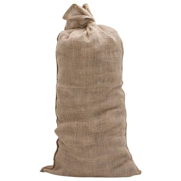 vidaXL Jute Sacks 30 pcs 25.6x53.1" 100% Jute 220 gsm