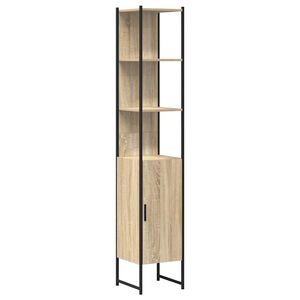 vidaXL Bathroom Cabinet Beige 12.99 x 12.99 x 73.03 in Engineered wood